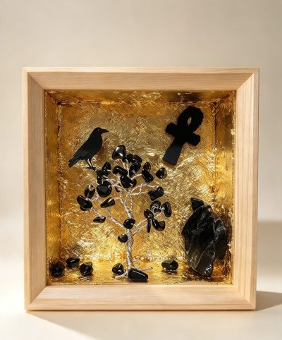 Manifestation Box Crow’s Golden Shield Protection